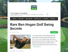 Tablet Screenshot of golfdashblog.com